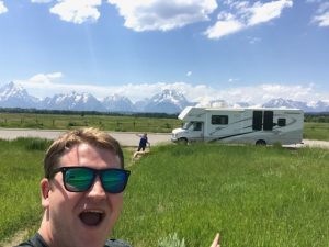 rv at the grand tetons national park
