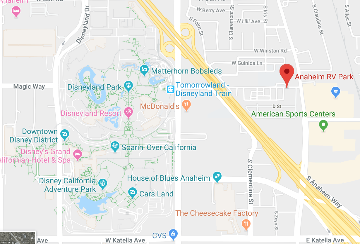 Top RV Parks Near Disneyland Peanuts or Pretzels