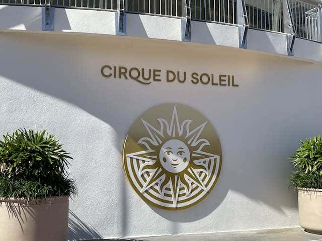 outside sign of cirque du soleil at disney springs in orlando new drawn to life show